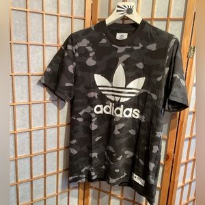 BAPE x Adidas ADICOLOR x Tee x FW18 x Camo Cinder DP0193 Men's Size Medium